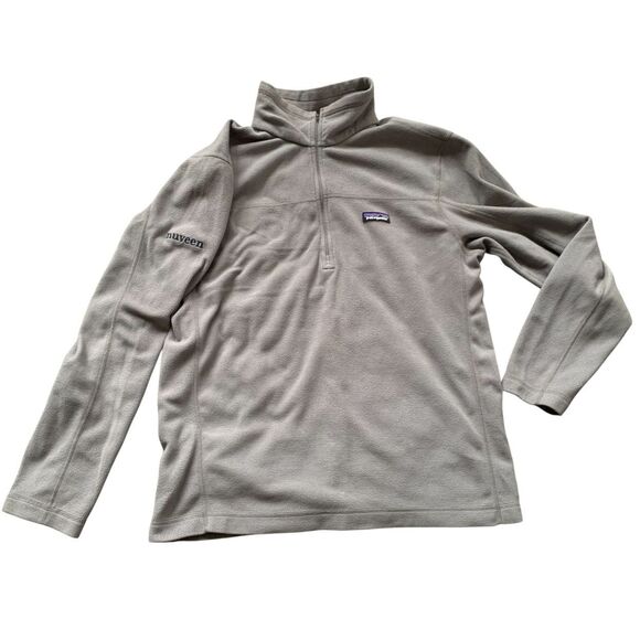 Patagonia Other - Patagonia Micro D Pullover 1/4 zip Grey Fleece SWEATER JACKET Men's sz L